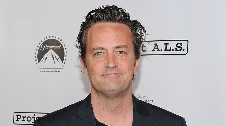 Matthew Perry smiling