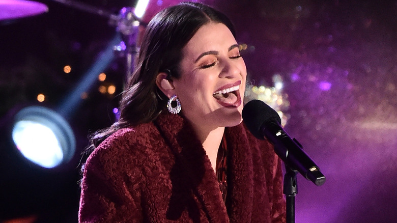 Lea Michele performs onstage at the 87th Annual Rockefeller Center Christmas Tree Lighting Ceremony