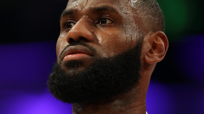 LeBron James in Lakers gear