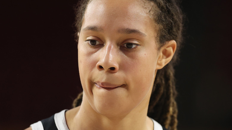 Brittney Griner at the WNBA Finals