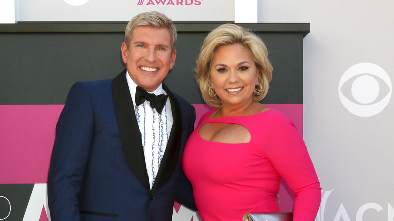 Todd Chrisley and Julie Chrisley attending the Academy of Country Music Awards