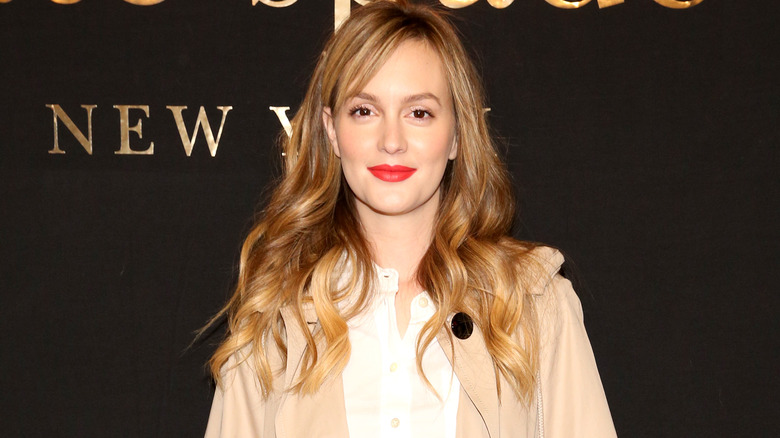 Leighton Meester at Kate Spade event