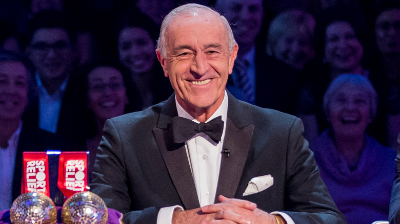 Len Goodman in a tuxedo