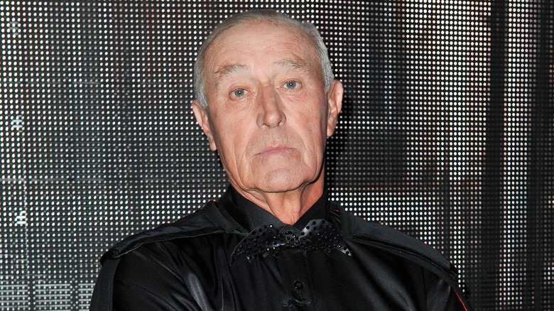 Len Goodman wearing an all-black outfit