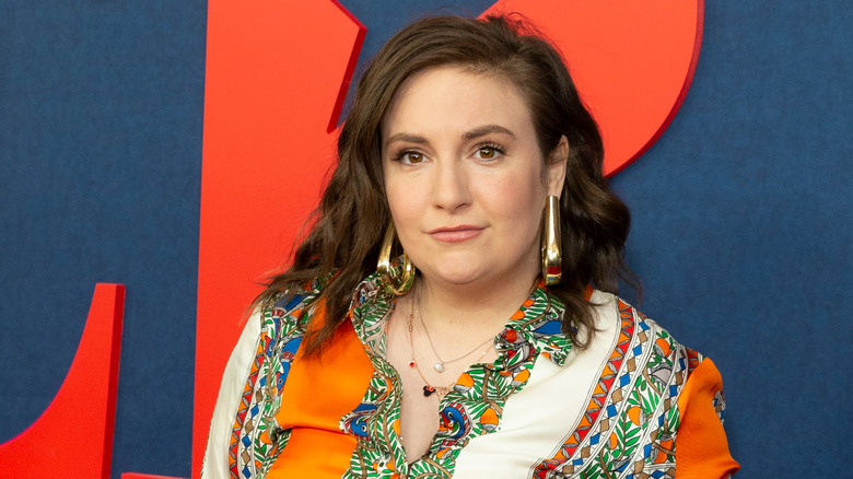 Lena Dunham on the red carpet