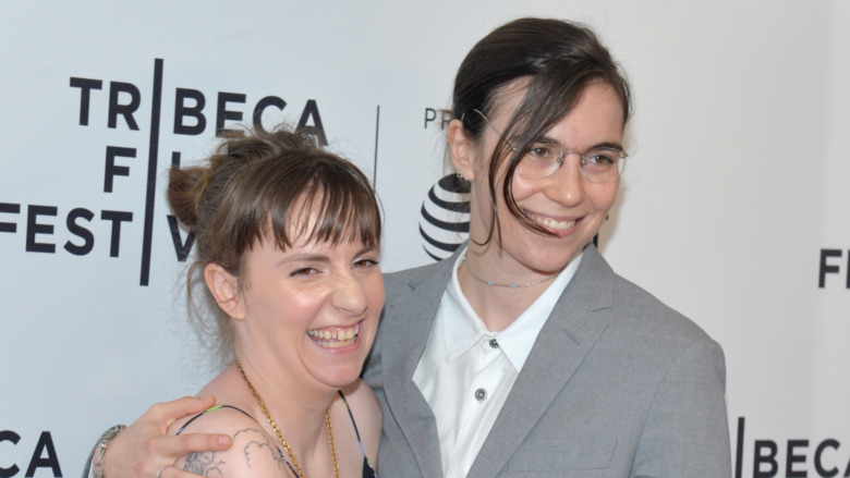 Lena Dunham, Cyrus Dunham in 2017