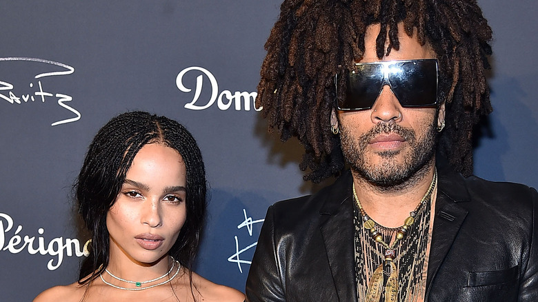 Zoë Kravitz and Lenny Kravitz