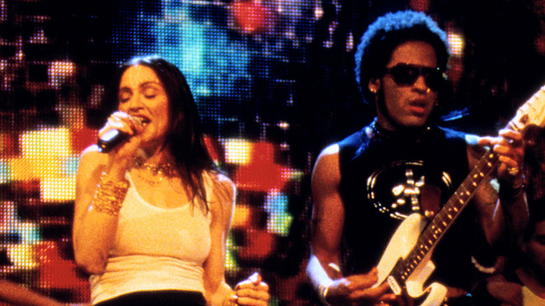 Madonna and Lenny Kravitz