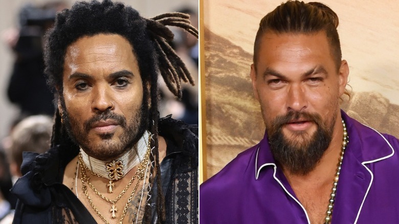 Lenny Kravitz and Jason Momoa