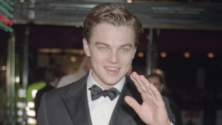 Leonardo DiCaprio waving