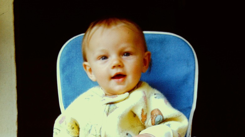 Leonardo DiCaprio as a baby