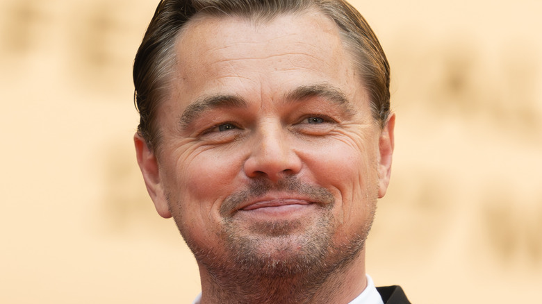 Leonardo Dicaprio bow tie smiling