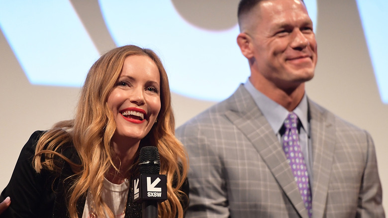 Leslie Mann and John Cena attend the Blockers Premiere 2018