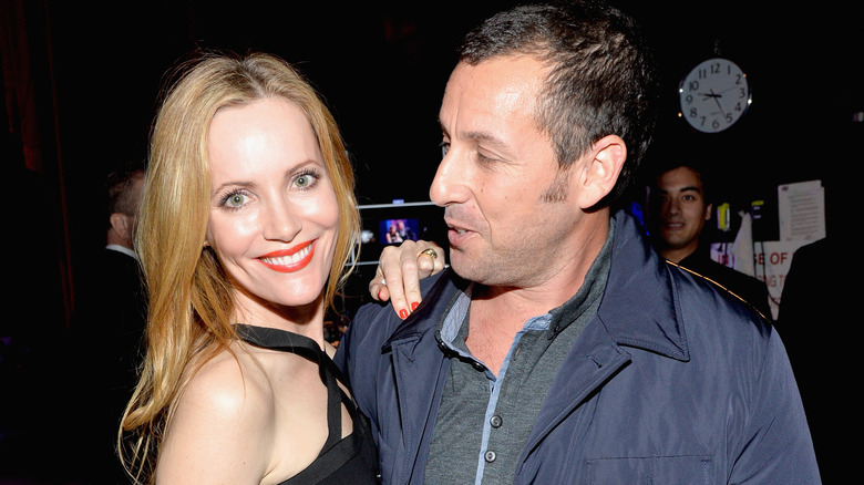 Leslie Mann and Adam Sandler at The CinemaCon Big Screen Achievement Awards in 2014