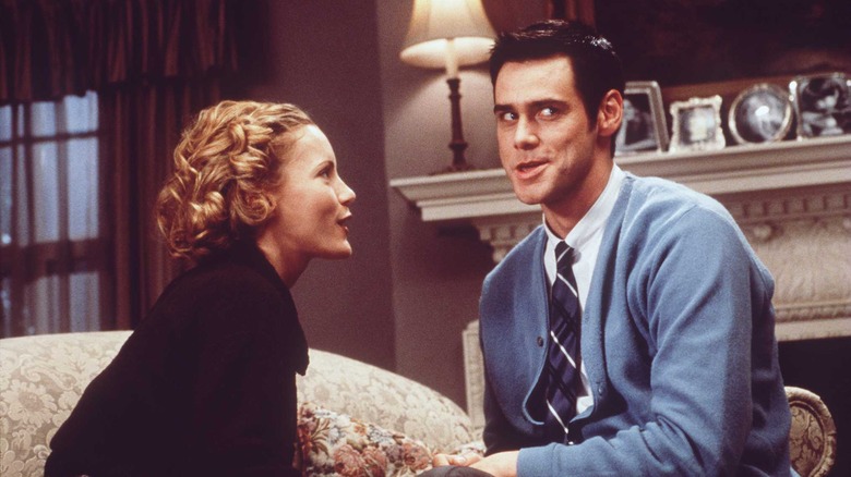 Leslie Mann and Jim Carrey in 'The Cable Guy' 1996