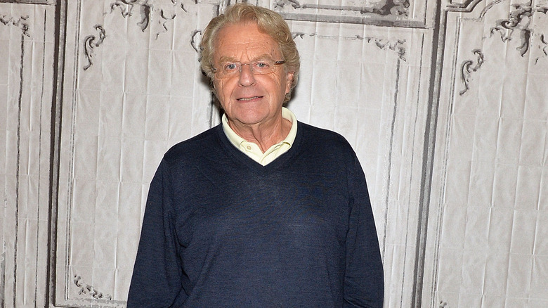 Jerry Springer, smiling