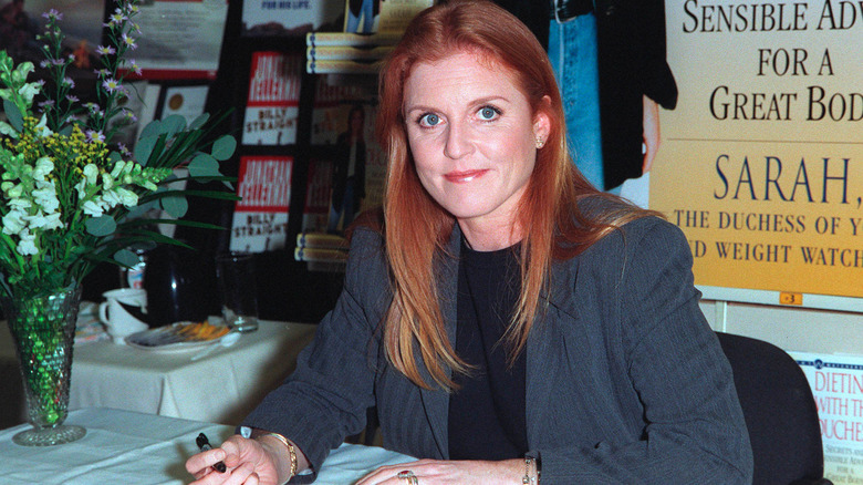 Sarah Ferguson at book signing