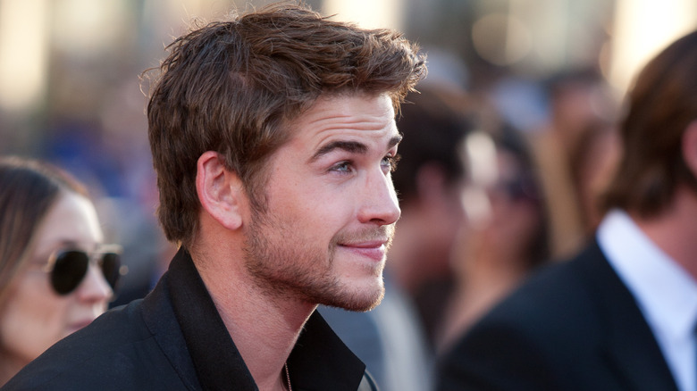 Liam Hemsworth at the premiere of "Thor" 