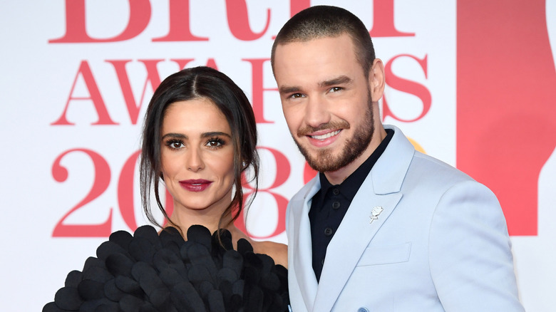 Cheryl Cole and Liam Payne smiling