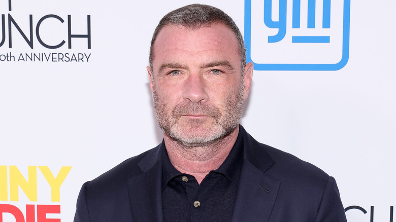 Liev Schreiber looking serious 