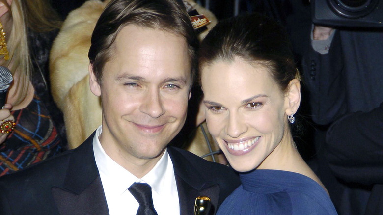 Chad Lowe and Hilary Swank