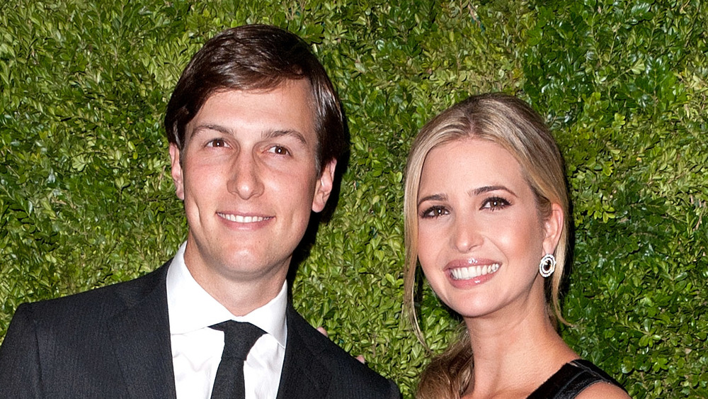 Jared Kushner and Ivanka Trump on a red carpet