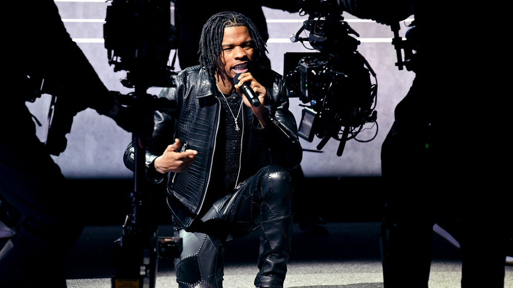 Lil Baby performs at the 63rd Annual GRAMMY Awards