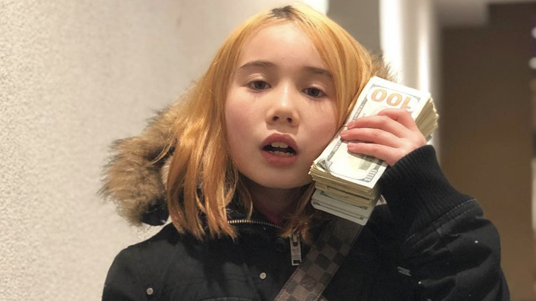 Lil Tay money stack