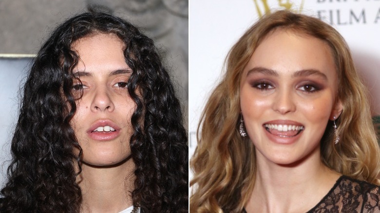 070 Shake and Lily Rose Depp, posing, composite image