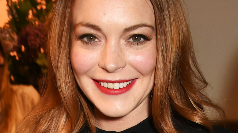 Lindsay Lohan at an event 