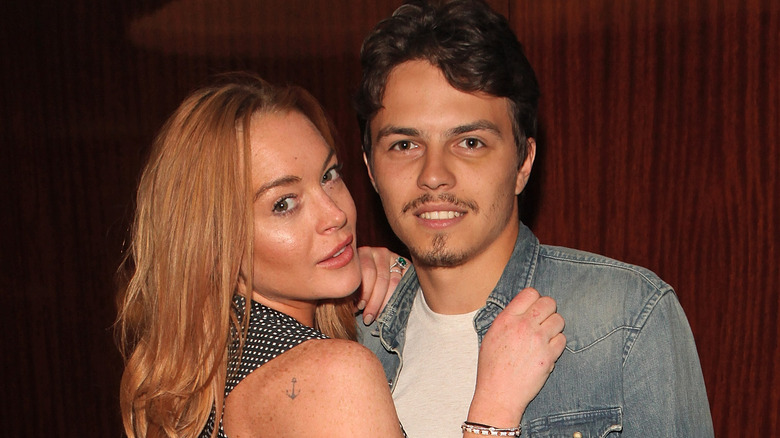 Lindsay Lohan poses with Egor Tarabasov in 2016