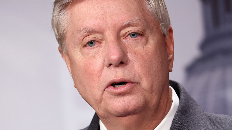 Lindsey Graham at a speaking engagement