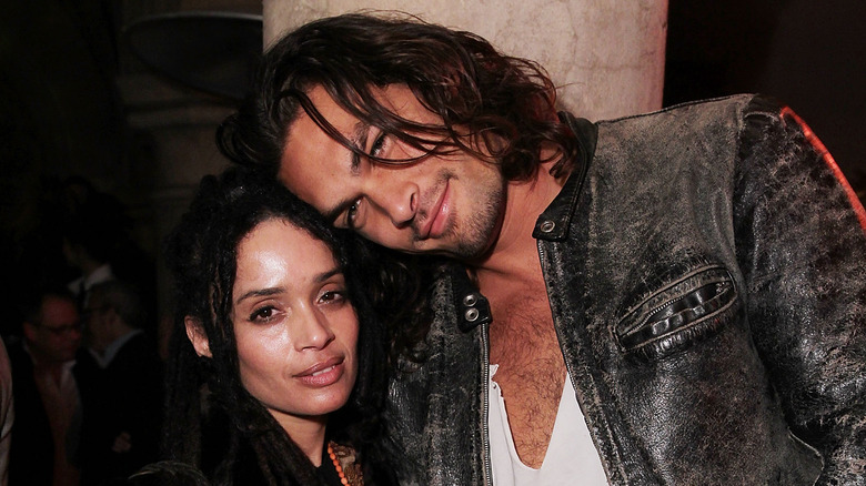 Lisa Bonet and Jason Momoa posing together