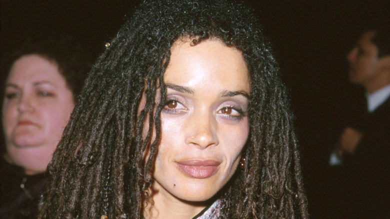 Lisa Bonet smiling at premiere of High Fidelity