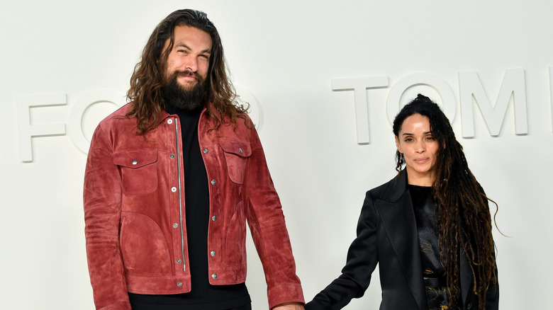 Jason Momoa Lisa Bonet Tom Ford show