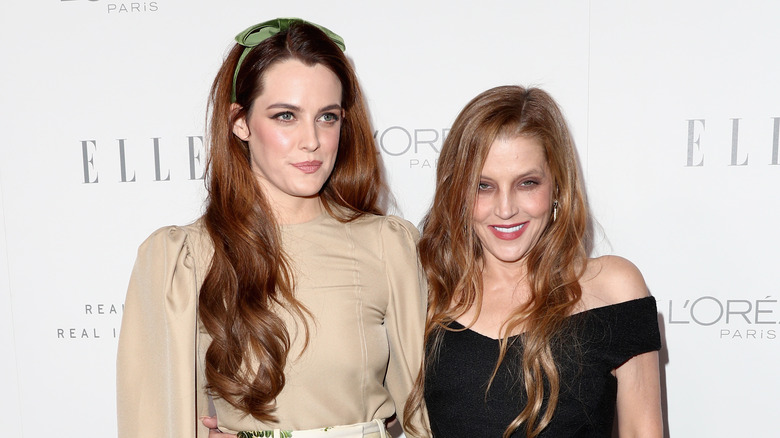 Riley Keough and her mom Lisa Marie Presley.