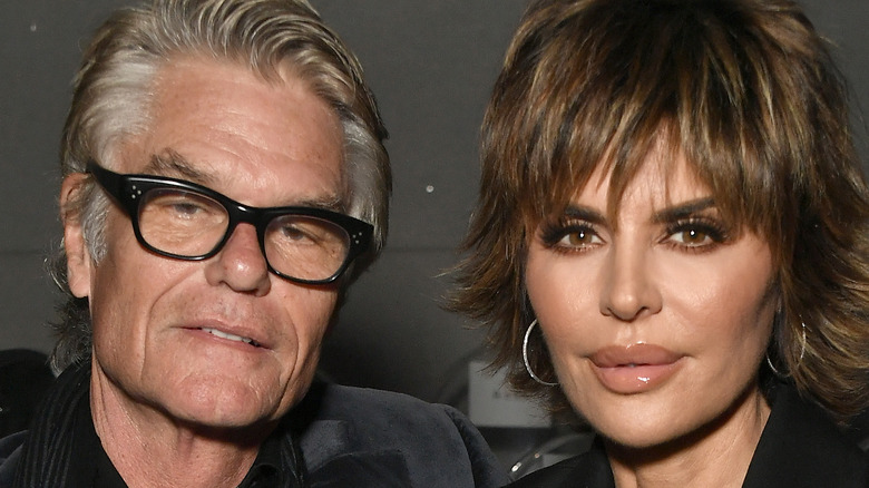 Lisa Rinna with Harry Hamlin