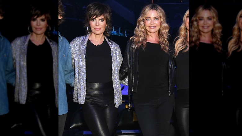 Lisa Rinna and Denise Richards attend NYFW 2016