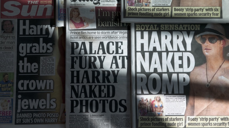 Prince Harry tabloid