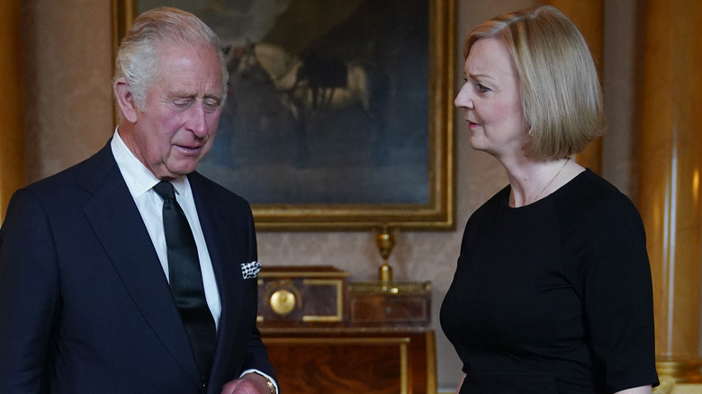 Liz Truss meeting with King Charles