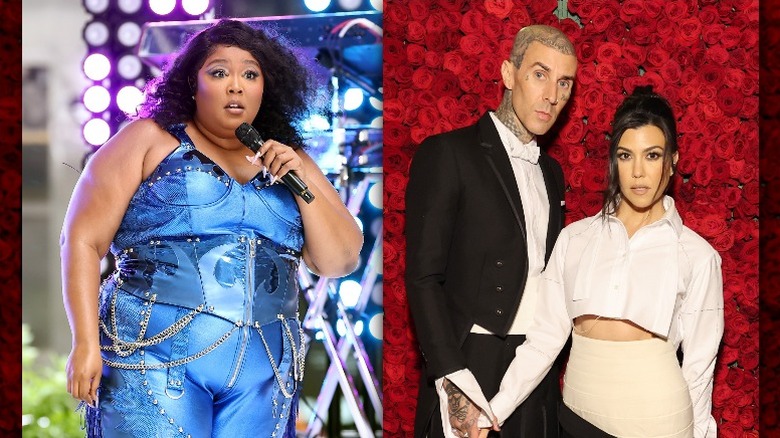 Lizzo performs on NBC's "Today" show in July 2022; Kourtney Kardashian and Travis Barker attend Met Gala 2022 