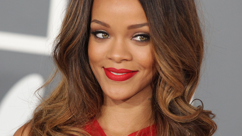 Rihanna smiling