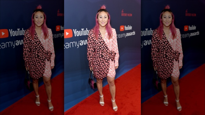 Lizzy Capri at the Streamy awards