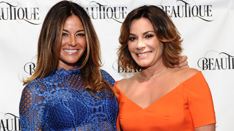 LuAnn de Lesseps poses with Kelly Bensimon 