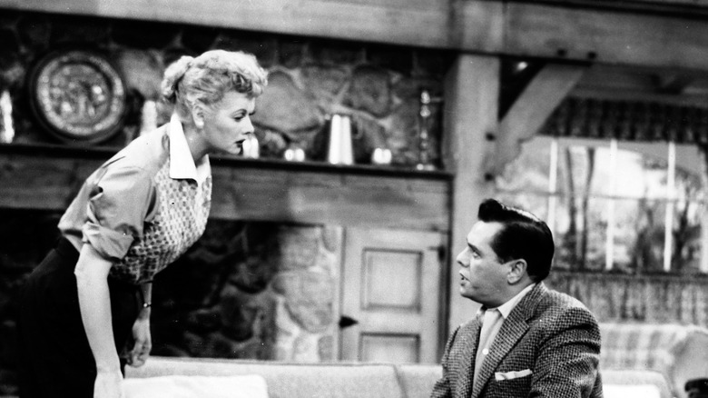 Lucille Ball and Desi arnaz.