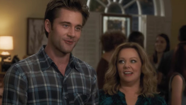 Luke Benward and Melissa McCarthy in 'Life of the Party'