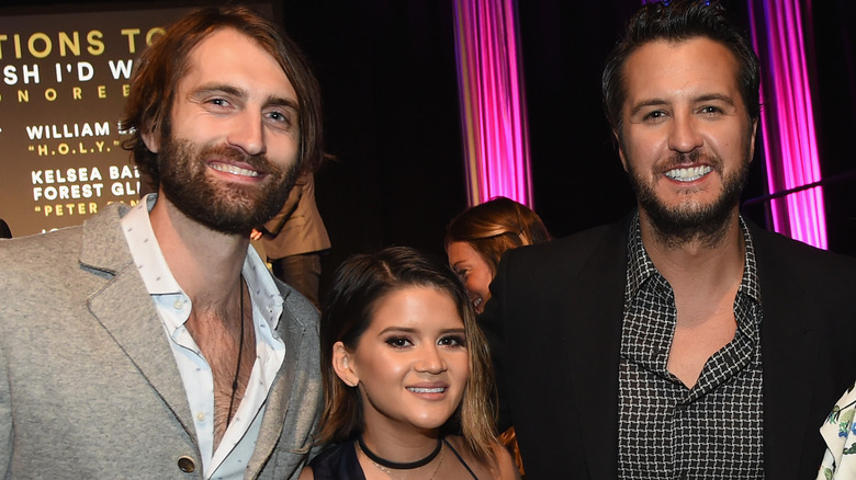 Ryan Hurd, Maren Morris, and Luke Bryan in Nashville