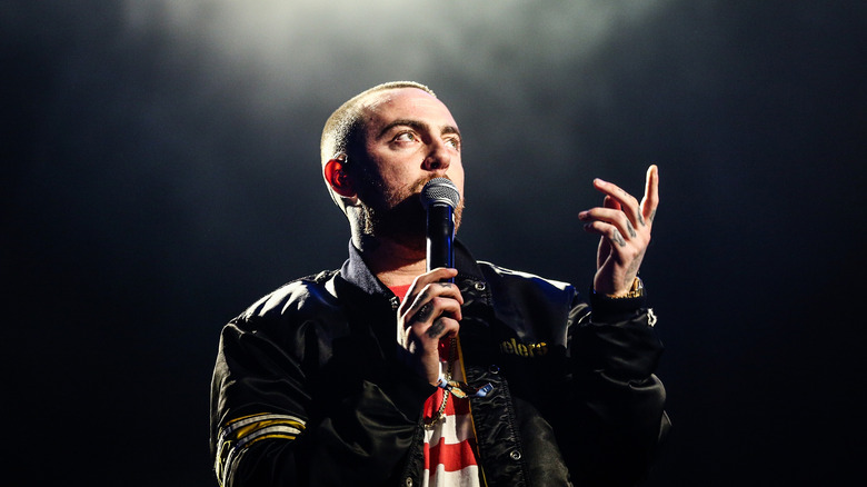 Mac Miller performing