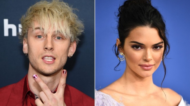 Machine Gun Kelly and Kendall Jenner side by side