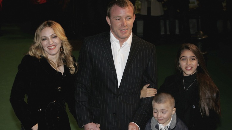 Madonna and Guy Ritchie with children